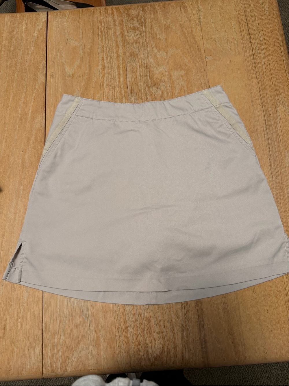 Women’s Golf Light Beige Skirt - Classic A-Line